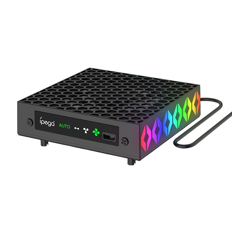Top Cooling Fan with RGB Headset Stand for Xbox Series X